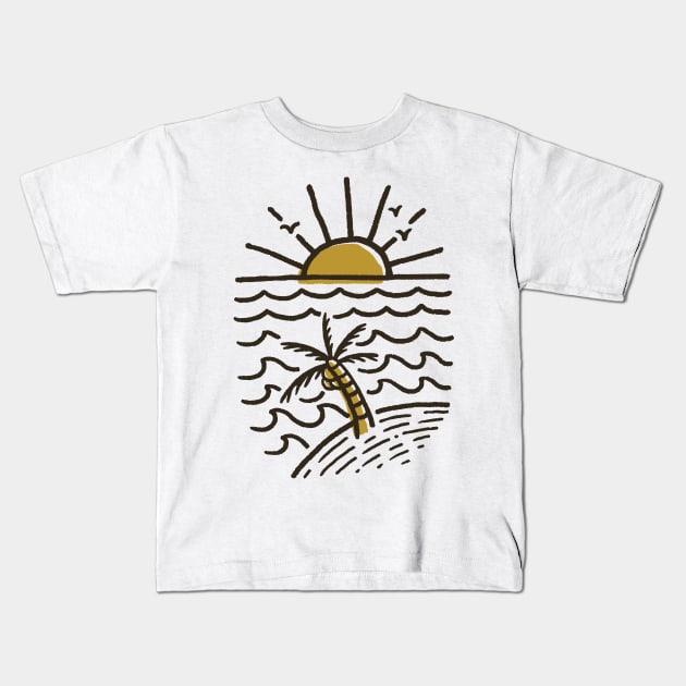 Paradise Kids T-Shirt by quilimo